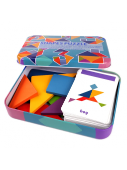 GRA TANGRAM W METALOWEJ...