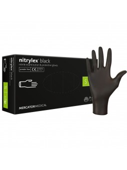 RĘKAWICZKI NITRYLOWE CZARNE...