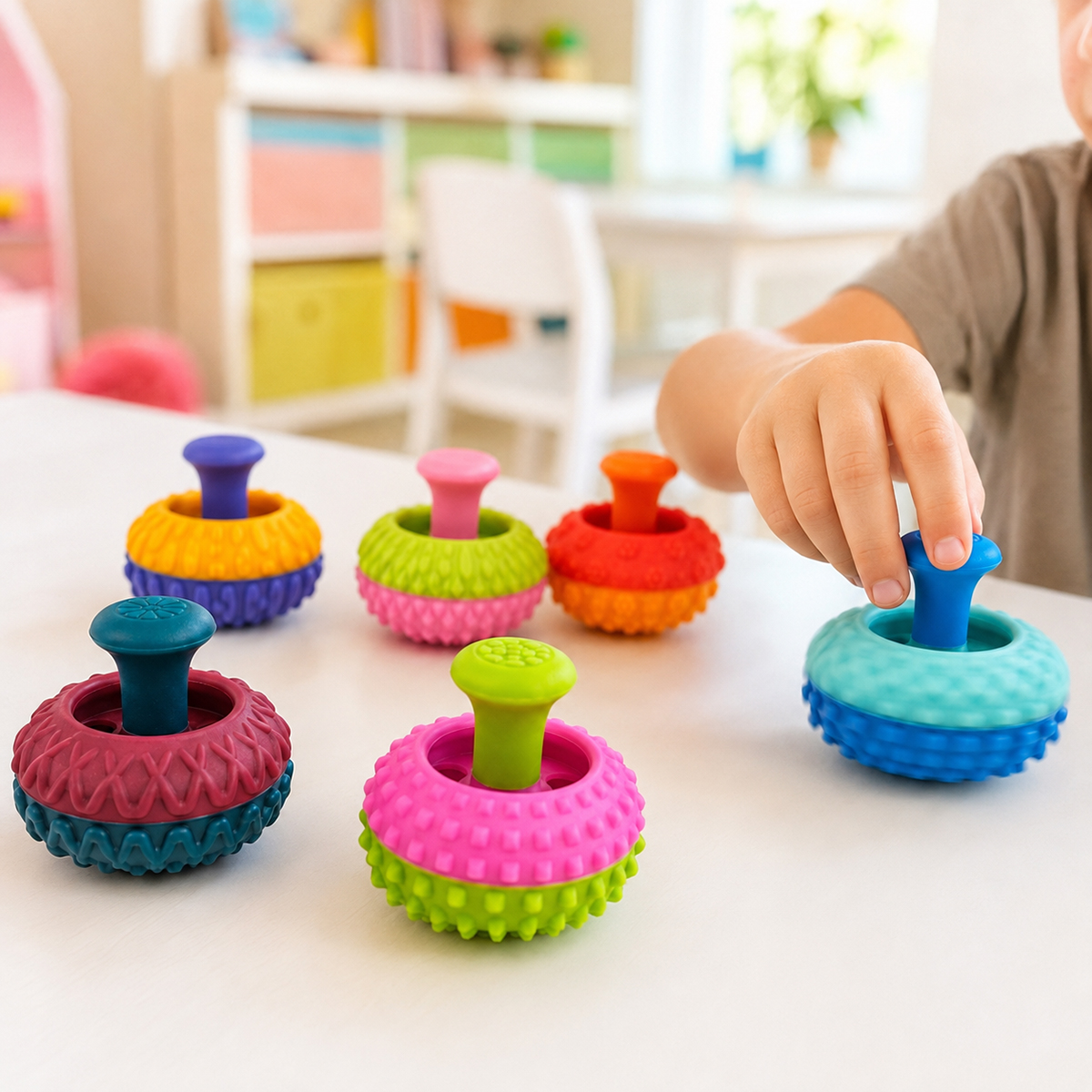Sensoryczne baczki fidget toy dla dzieci