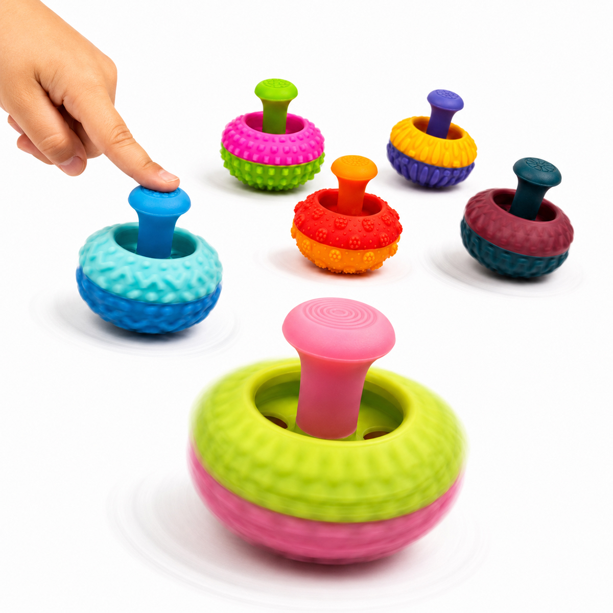 Baczki sensoryczne joystick podczas zabawy