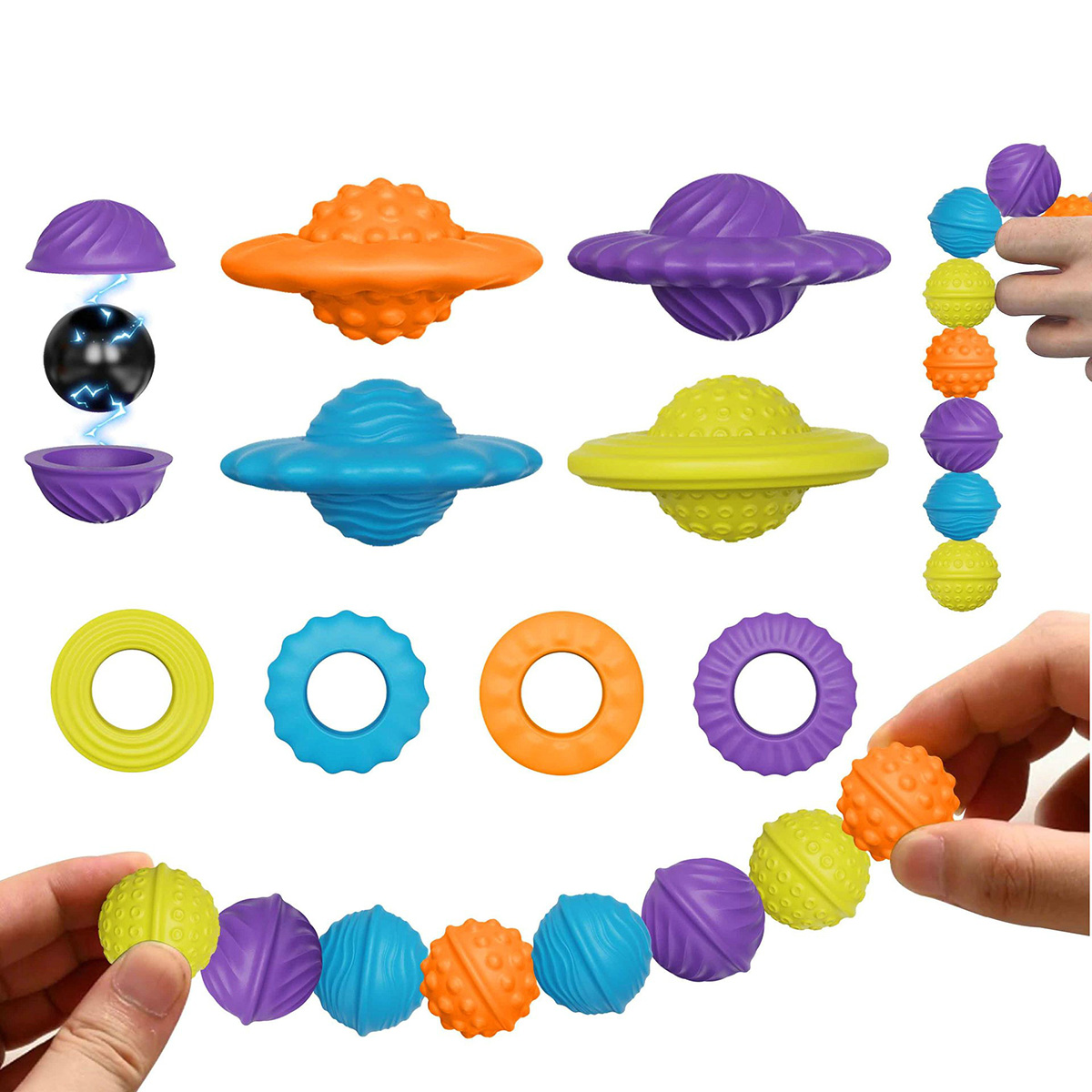 Sposoby łączenia magnetycznych planet sensorycznych